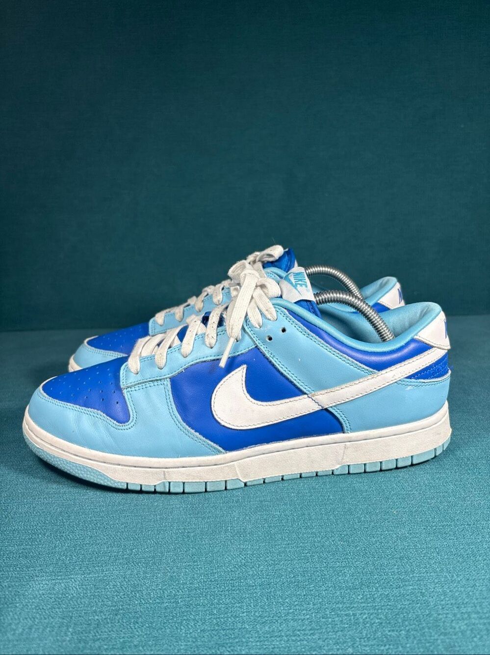 Nike Dunk Low Argon Flash Light Blue Men's Size 10.5 Sneakers DM0121-400